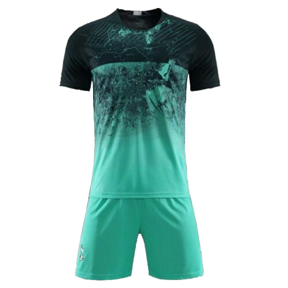 Black and Teal Gradient Volleyball Uniform
